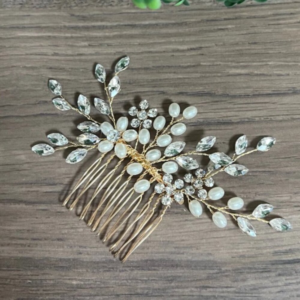 Pearl Bridal Hair Comb Pearl Wedding Hair Comb Bridal Hair Accessory Pearl Hair